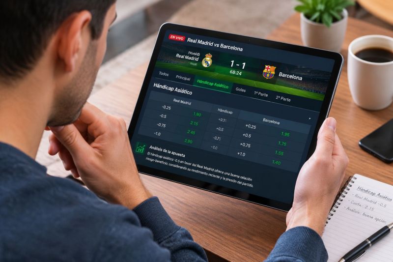 Apuesta hándicap asiático: guía clara para apostadores en México